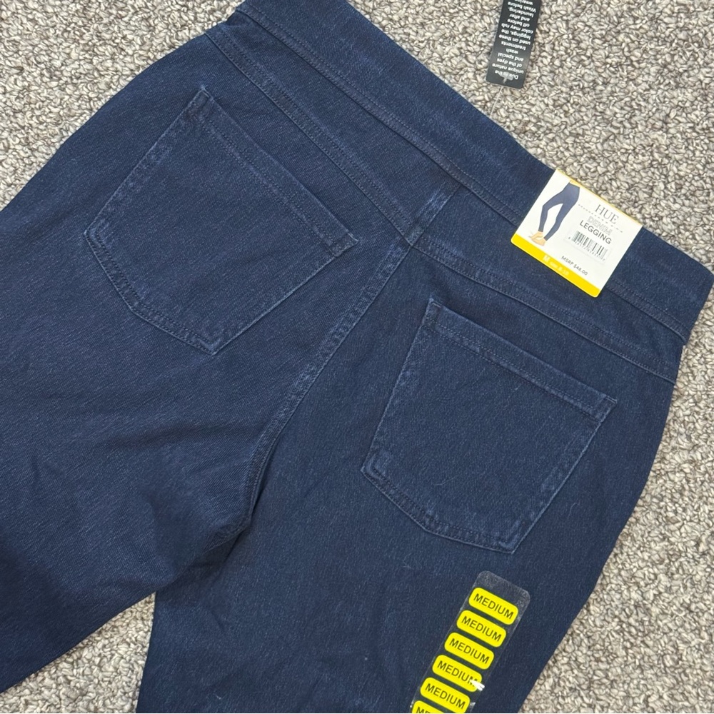 HUE Navy Blue Jeggings - Picture 6 of 6